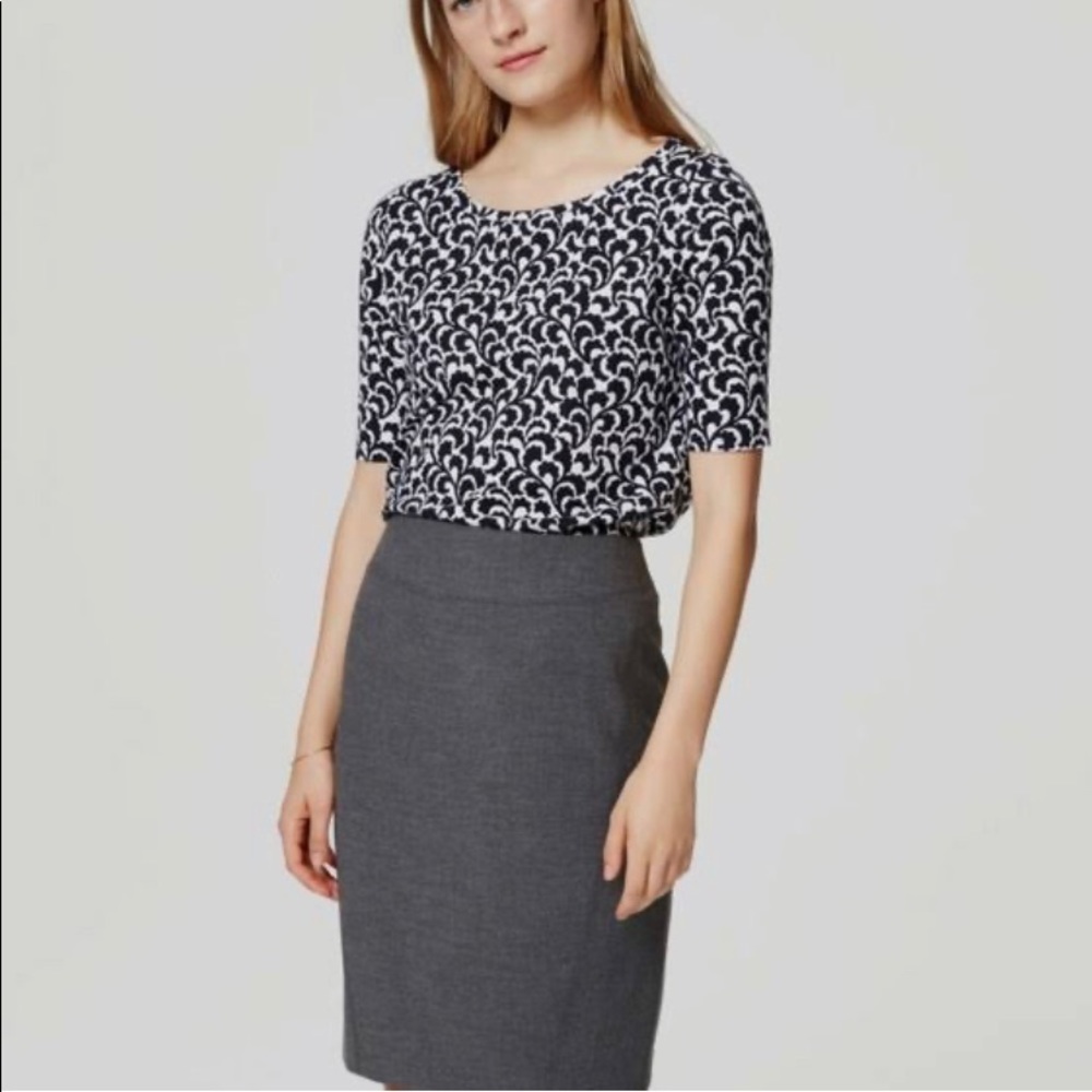 Ann Taylor LOFT Pencil Suit Skirt